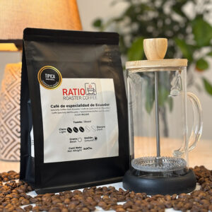 Combo, Café Especialidad Típica 200g + Prensa Francesa